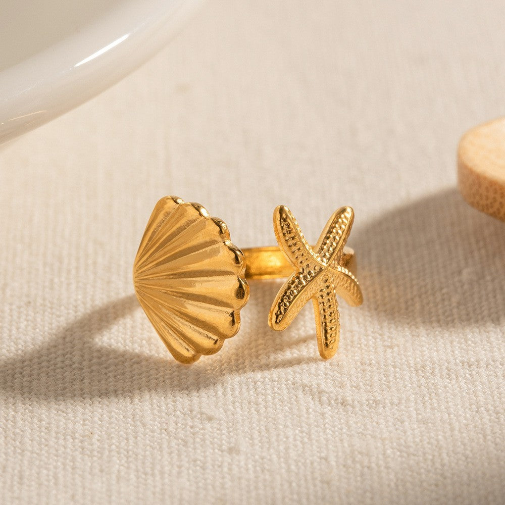 Marina schelp ring