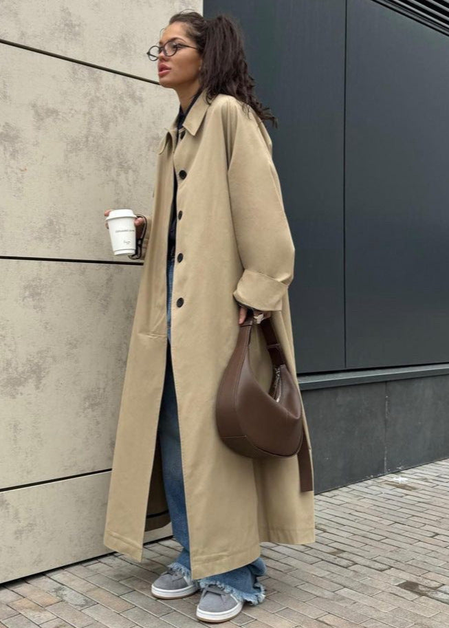 Manteau trench oversize classique