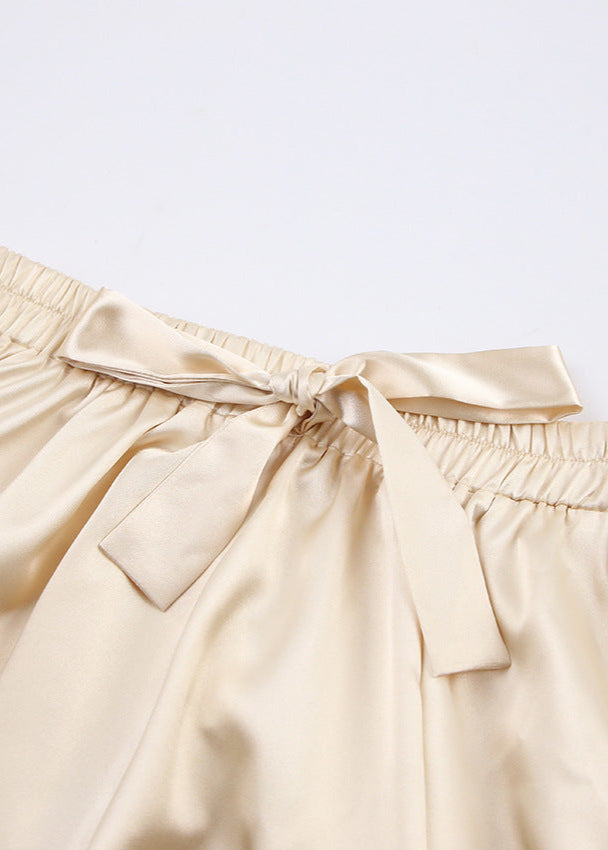 Isla - Ensemble de salon en satin trois pièces