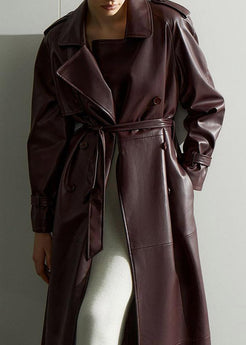Trench coat in ecopelle Empress