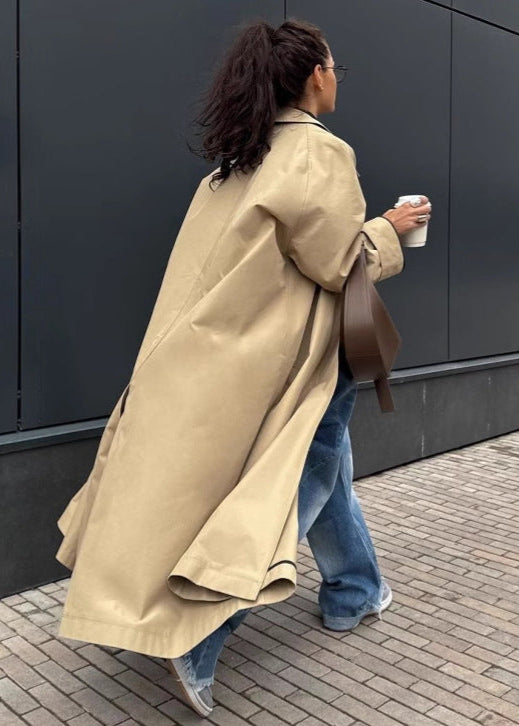 Manteau trench oversize classique