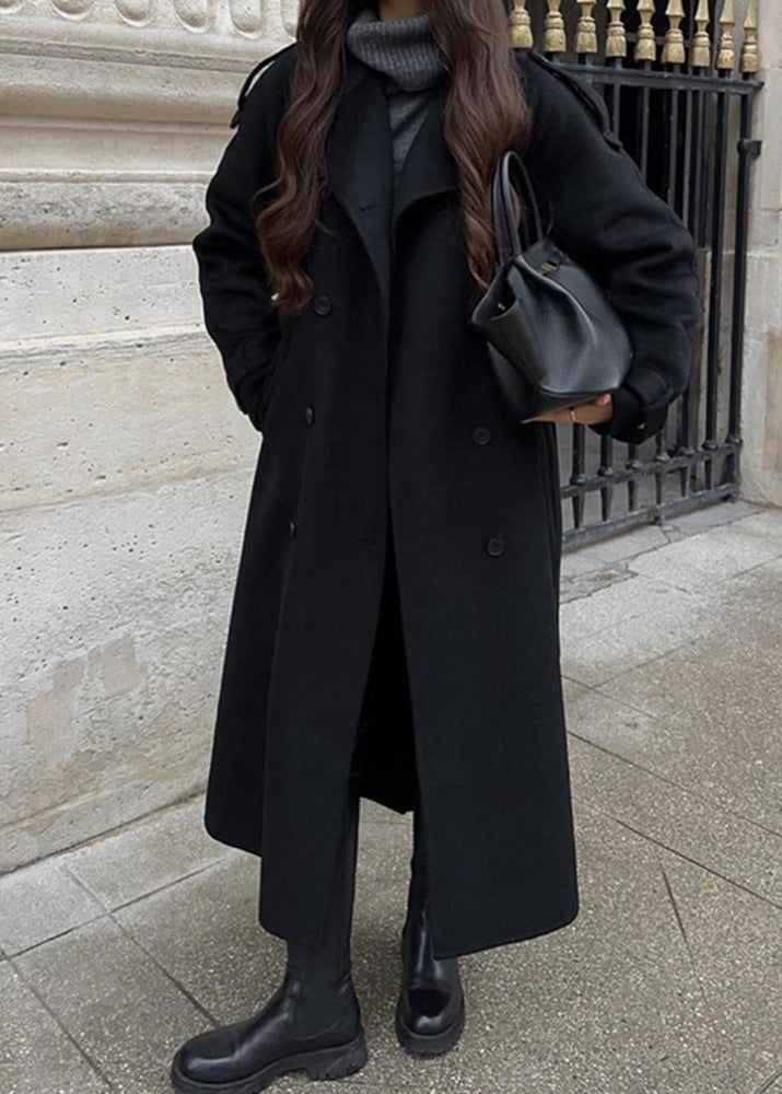 Eleanor - Classic Double-Breasted Overcoat