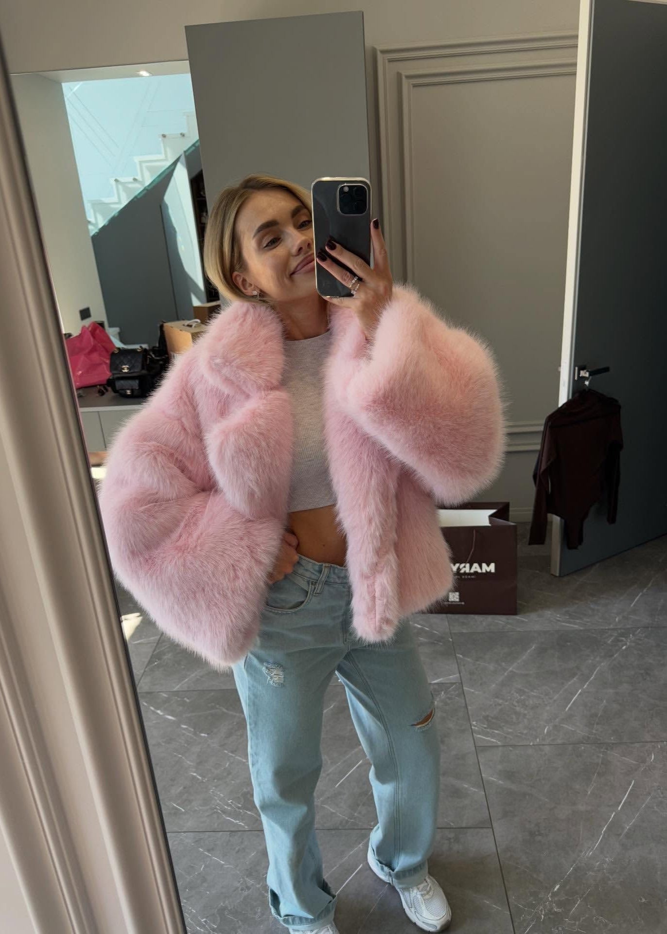 Serenity Luxe Faux Fur Coat