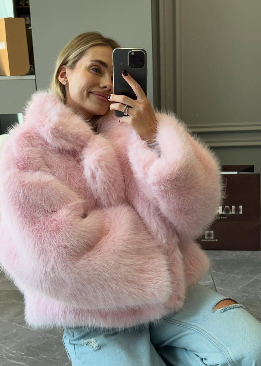 Serenity Luxe Faux Fur Coat