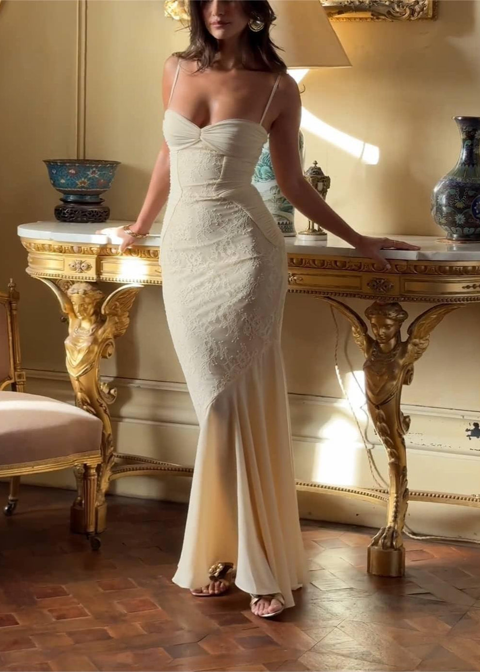 Seraphina - Lace Mermaid Evening Gown