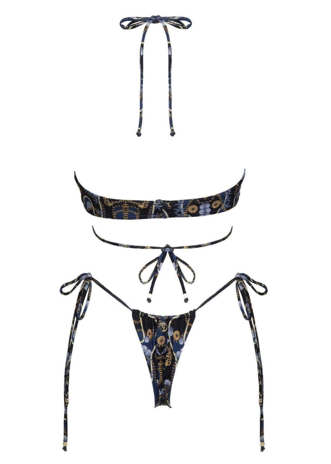 Riviera Luxe - Maillot de bain une pièce avec détail en chaîne