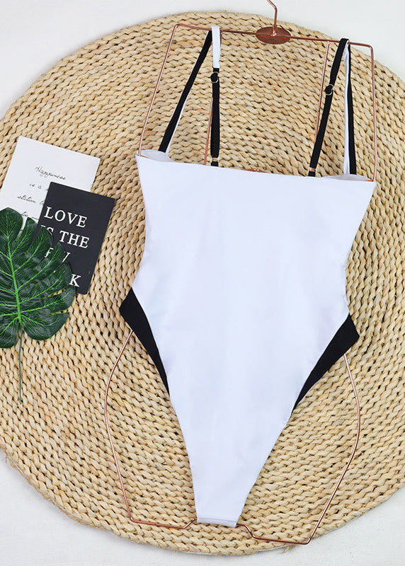 Celeste - Maillot de bain une pièce à bretelles contrastées