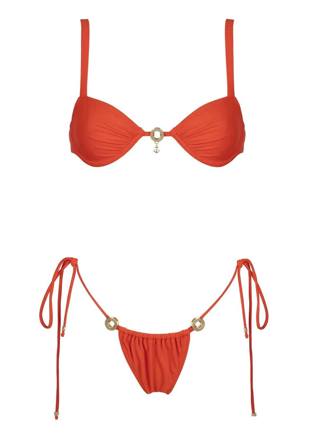 Resplandor al Sol - Traje de Baño Enterizo con Tirantes