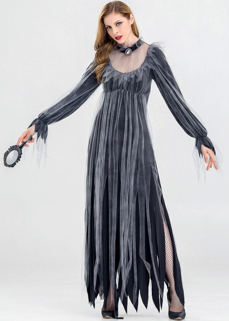 Sposa Fantasma - Costume di Halloween da Abito da Sposa Infestato per Donna