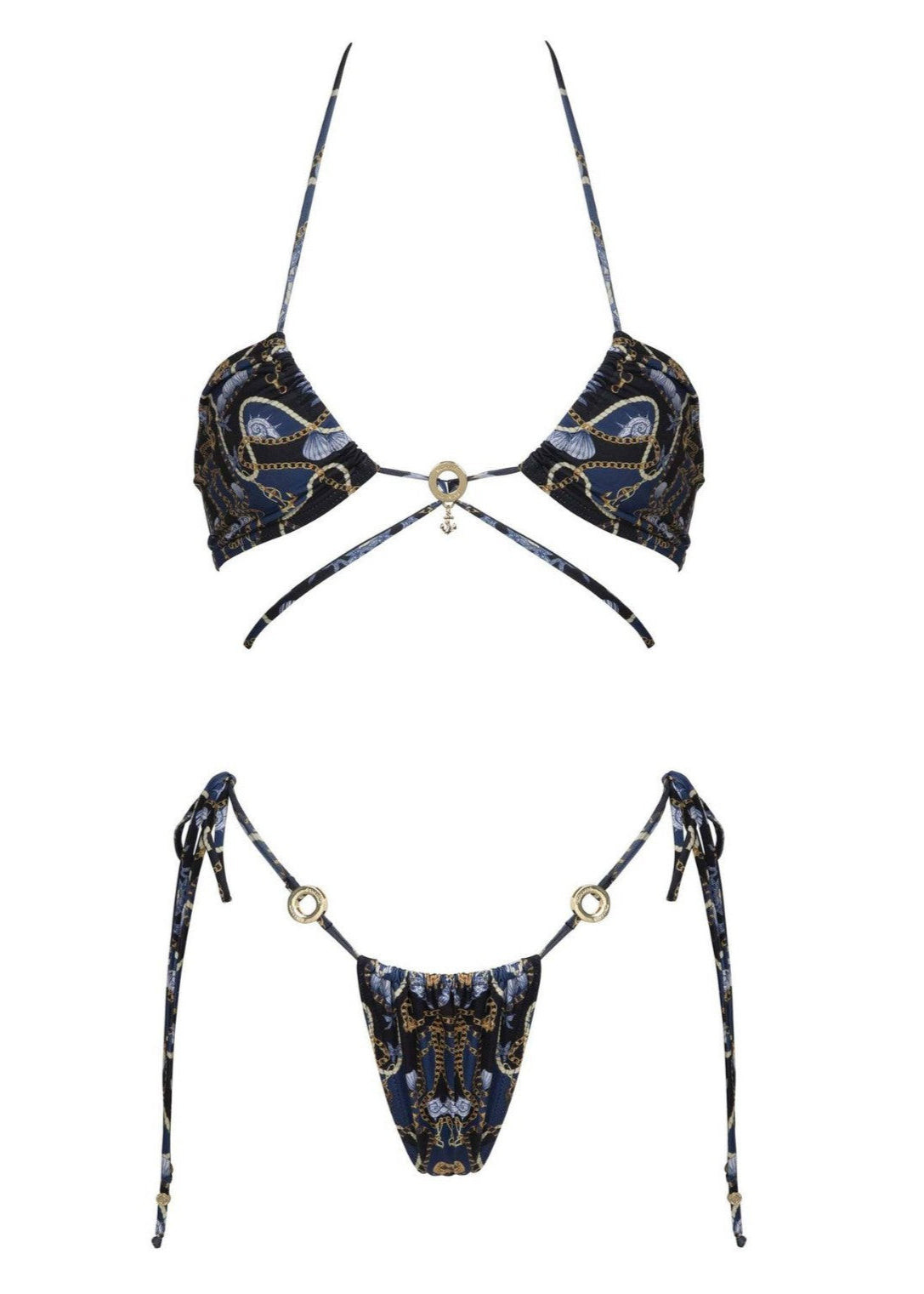 Riviera Luxe - Maillot de bain une pièce avec détail en chaîne