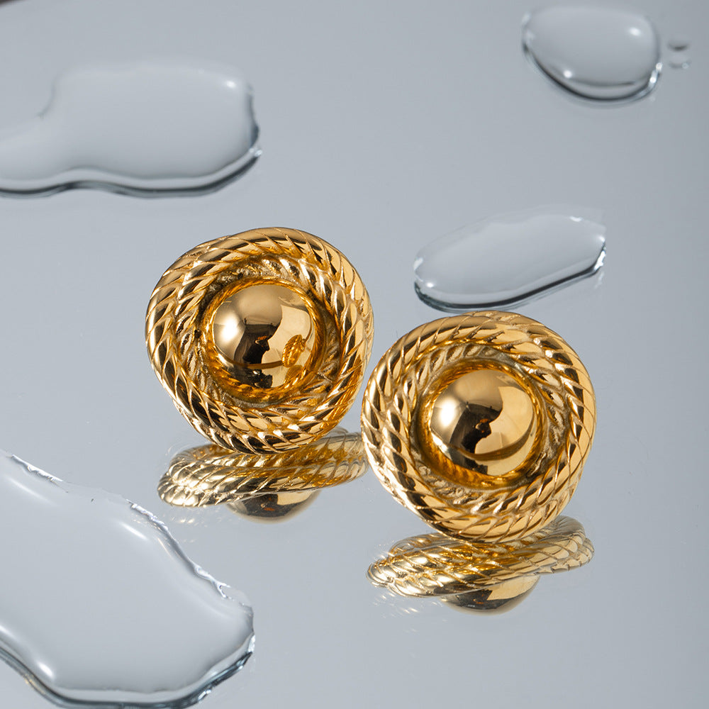 Renata - Goldseilohrringe