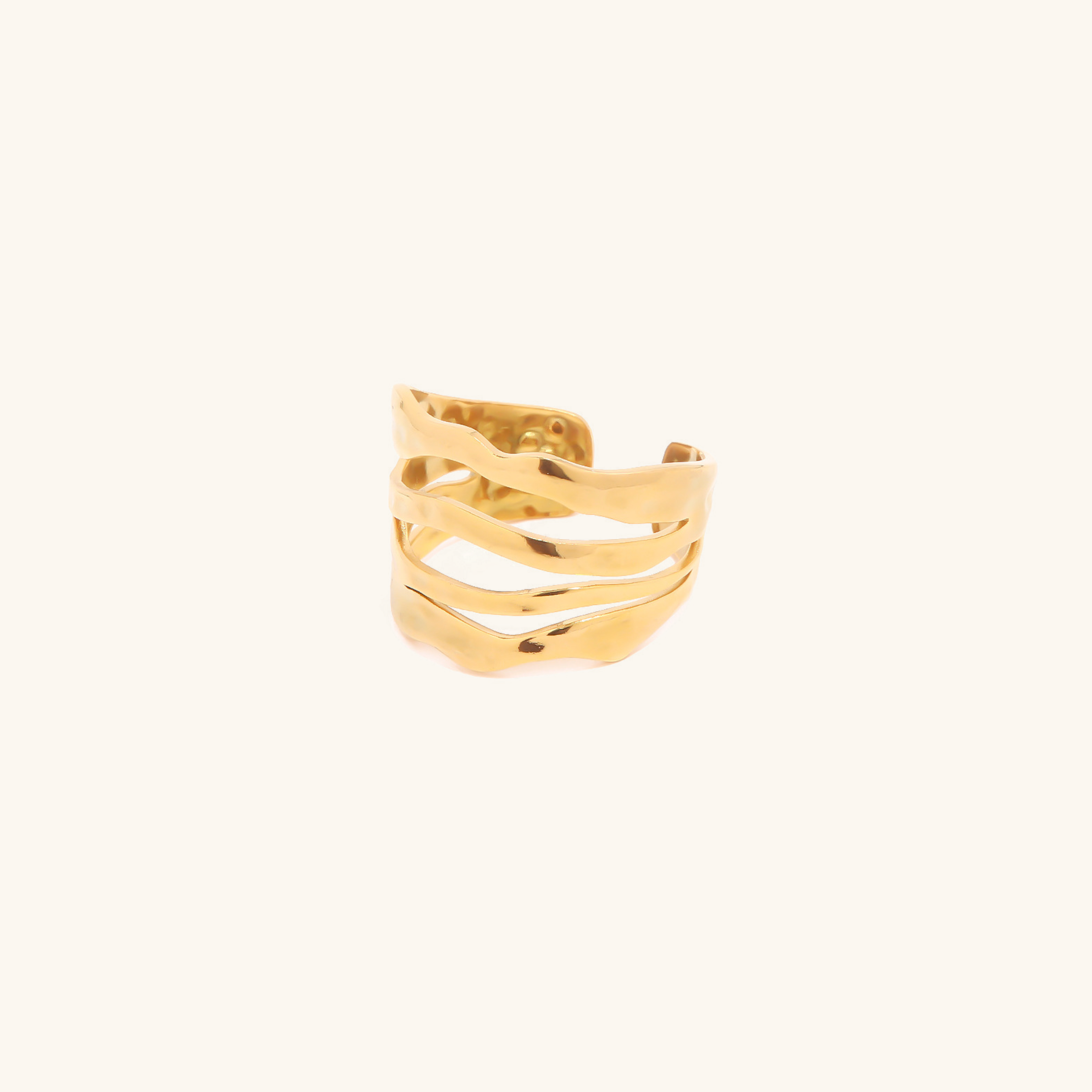 Ripple gouden ring