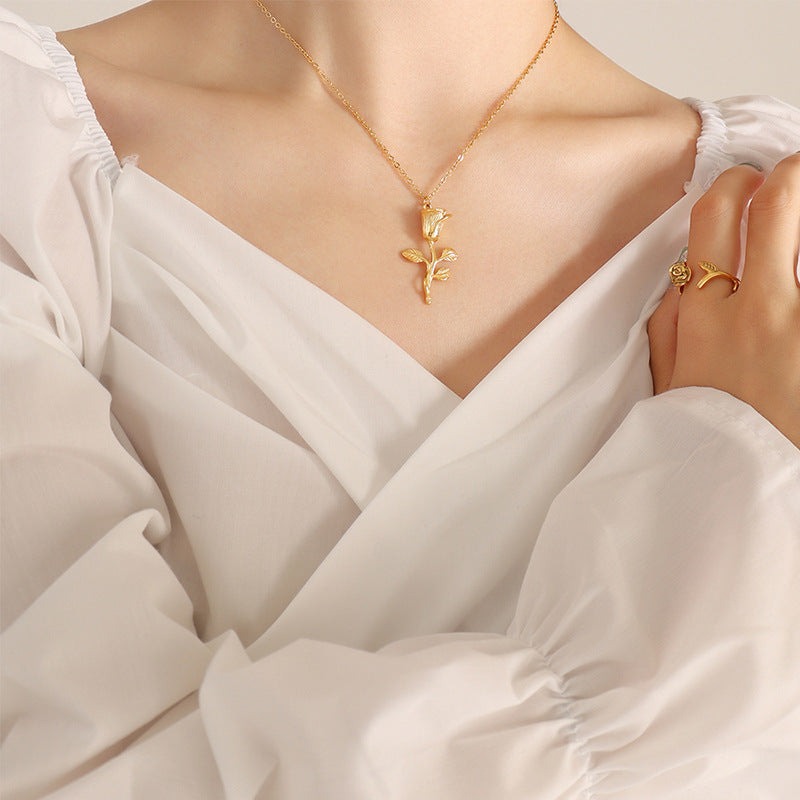 Collar Rosella Gold Rose