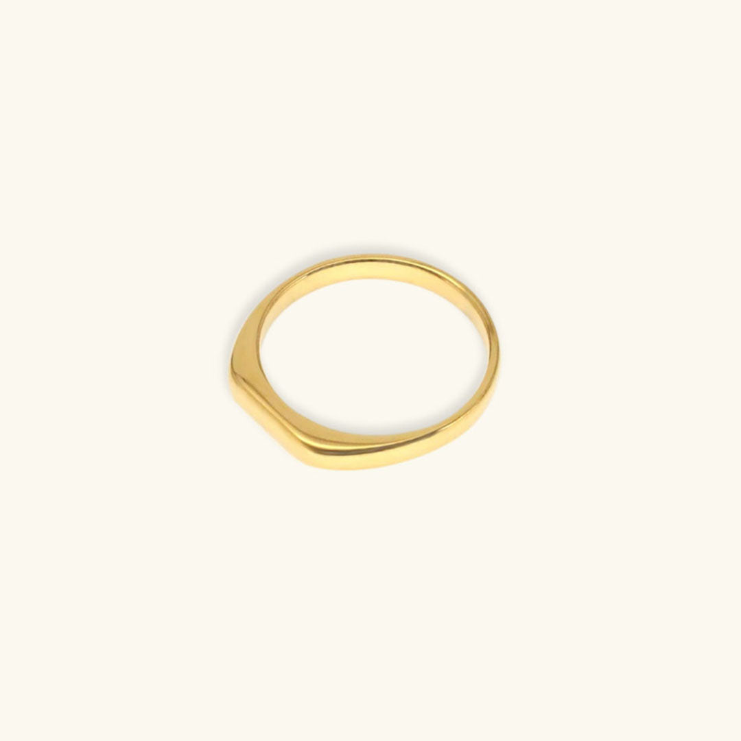 Sasha Minimalistische Gouden Ring