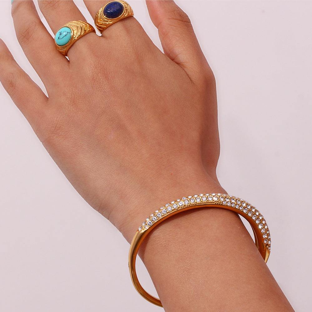 Bracelet en or Selene Pave