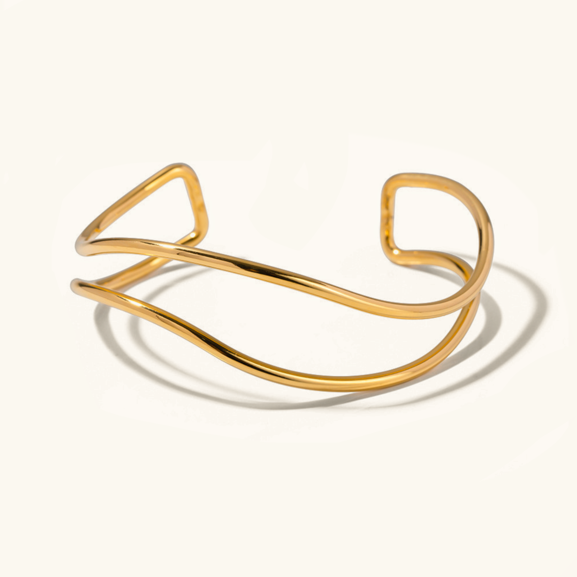 Bracelet jonc en or Sierra