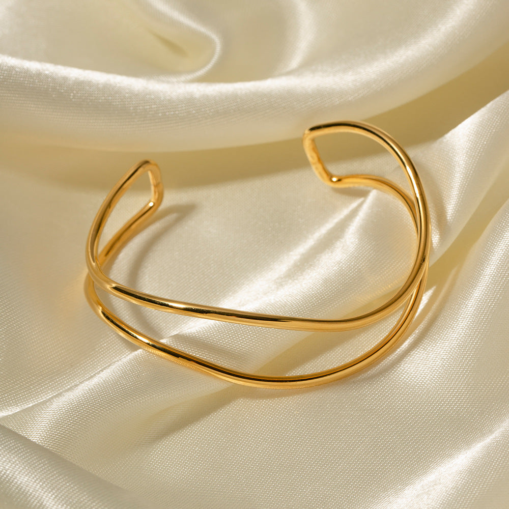 Bracelet jonc en or Sierra