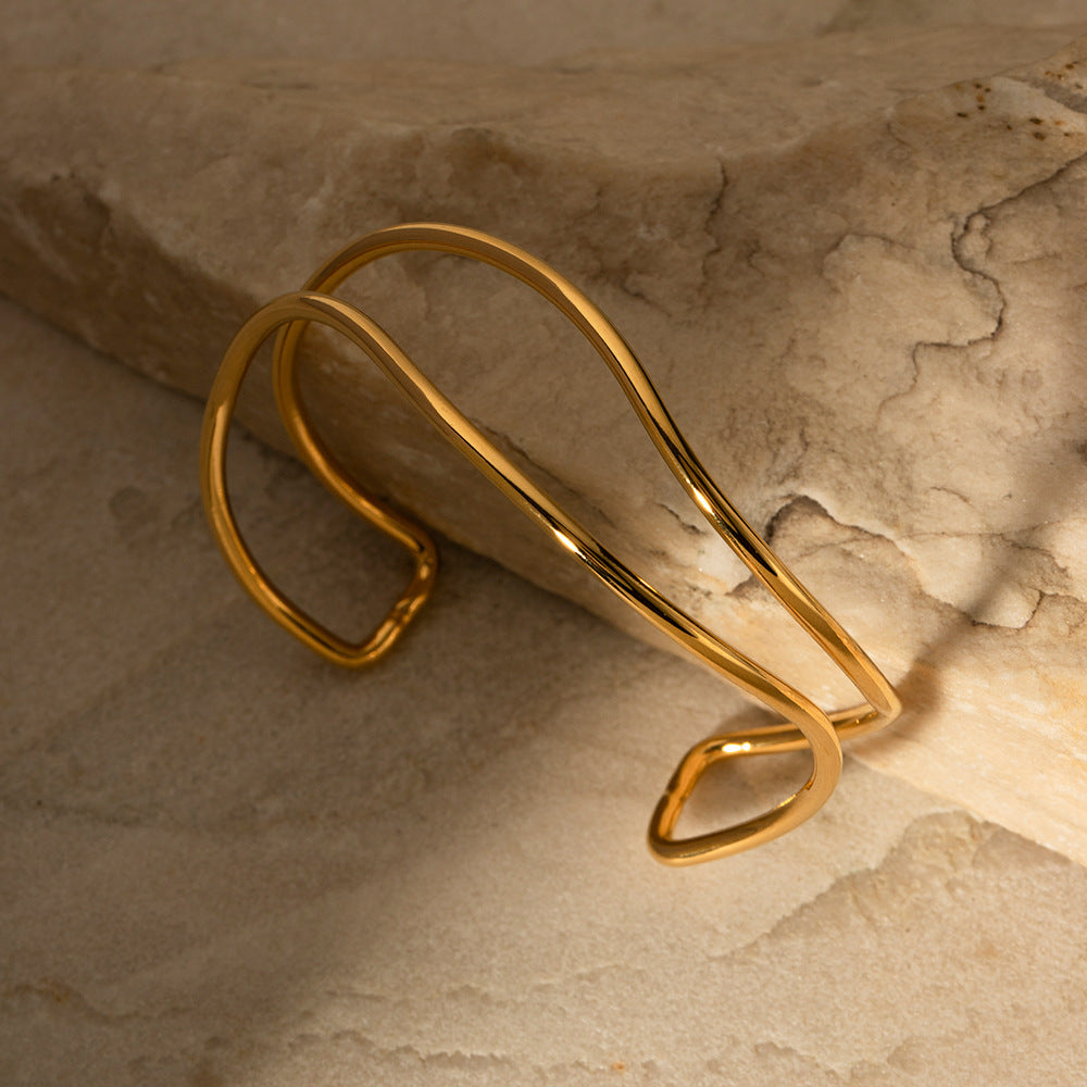 Bracelet jonc en or Sierra