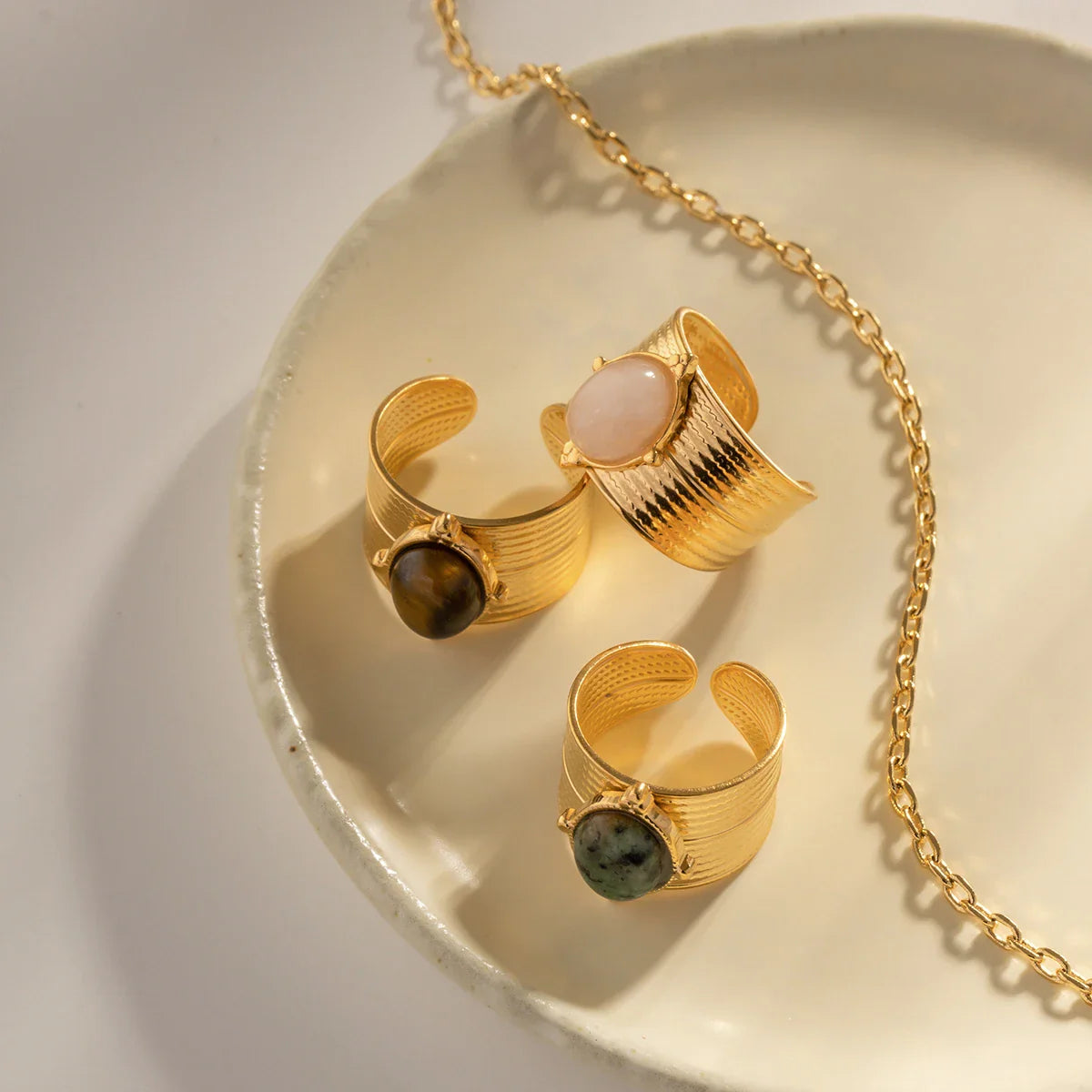 Solara Edelsteen Gouden Ring
