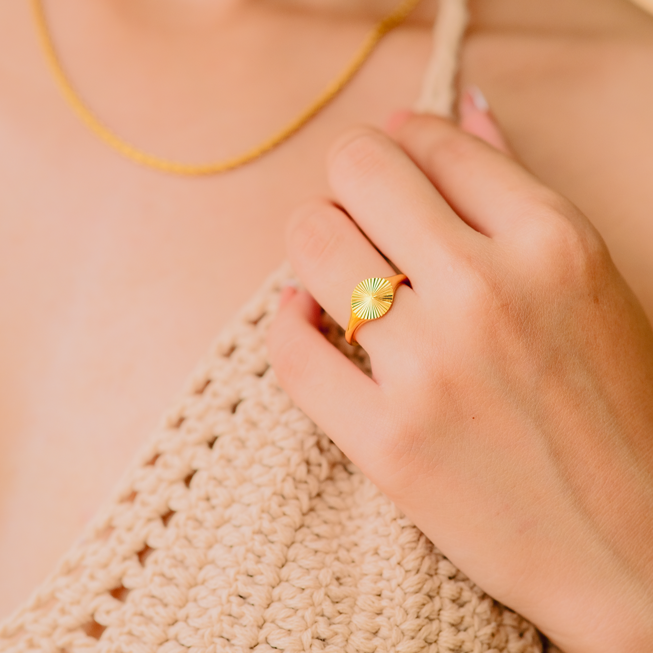 Solara gouden ring
