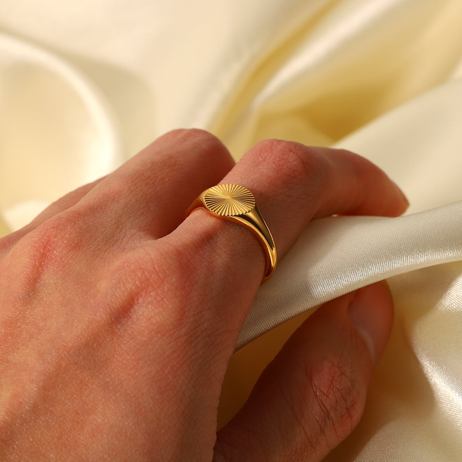 Solara gouden ring