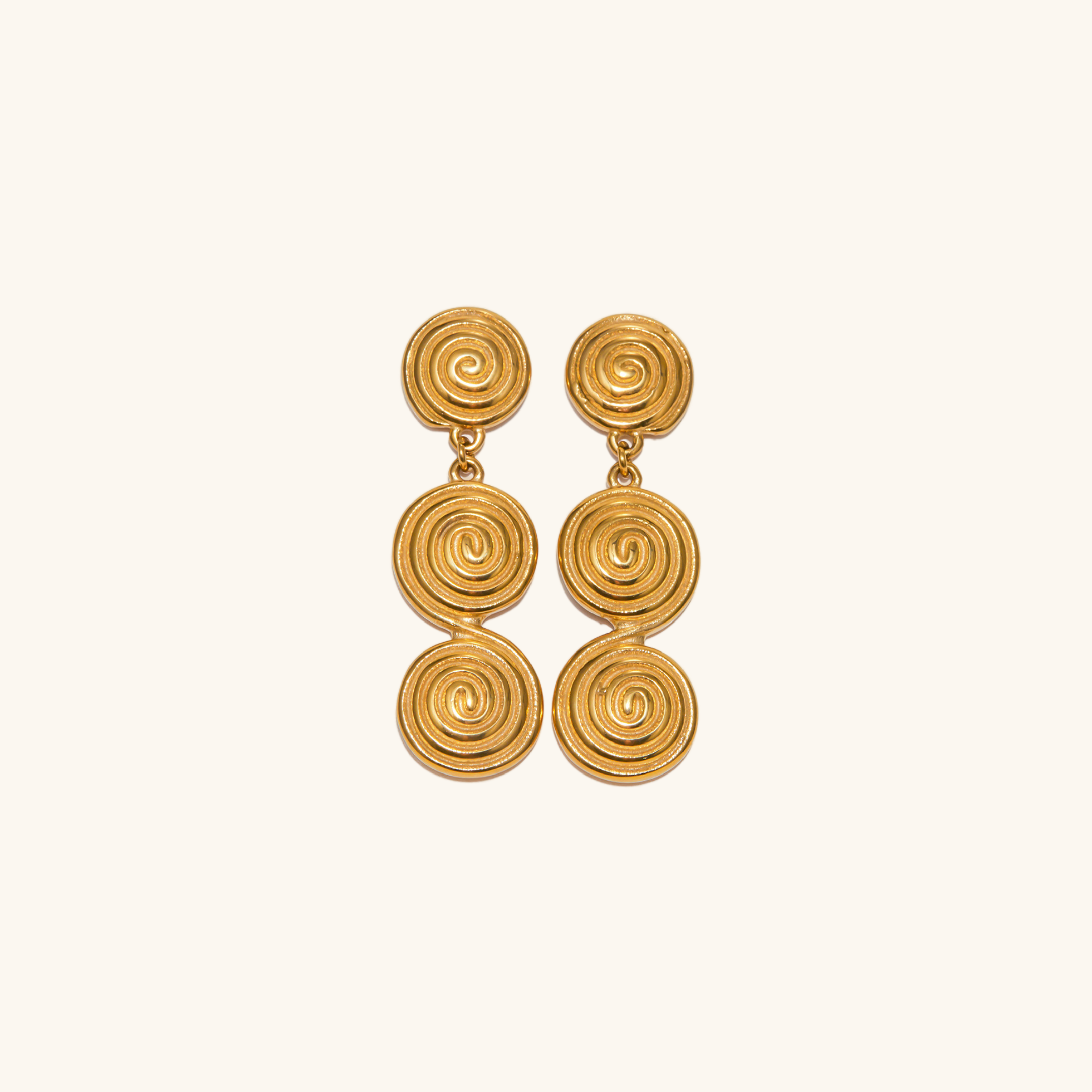 Solara Spiral Ohrringe