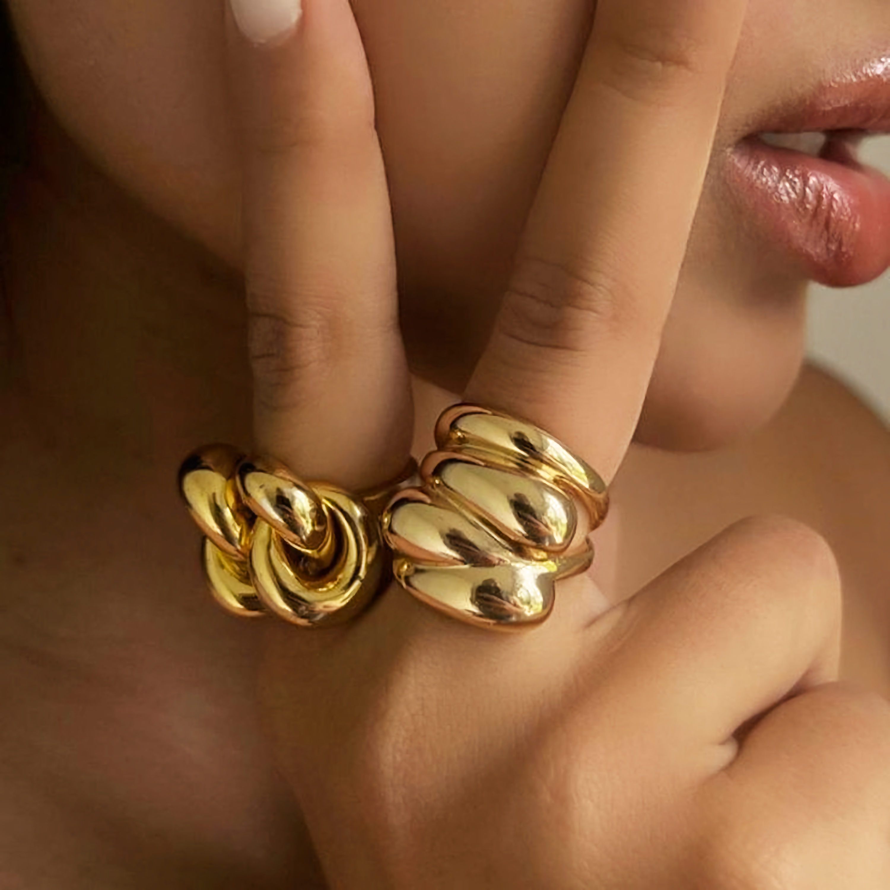 Bague en or Sona Spiral