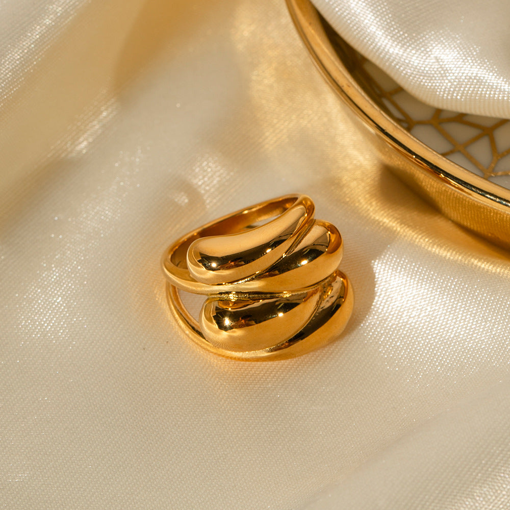 Bague en or Sona Spiral