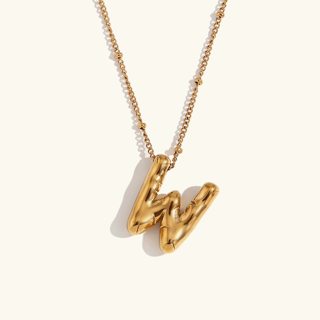 Collar con Inicial Dorada Airy Letter