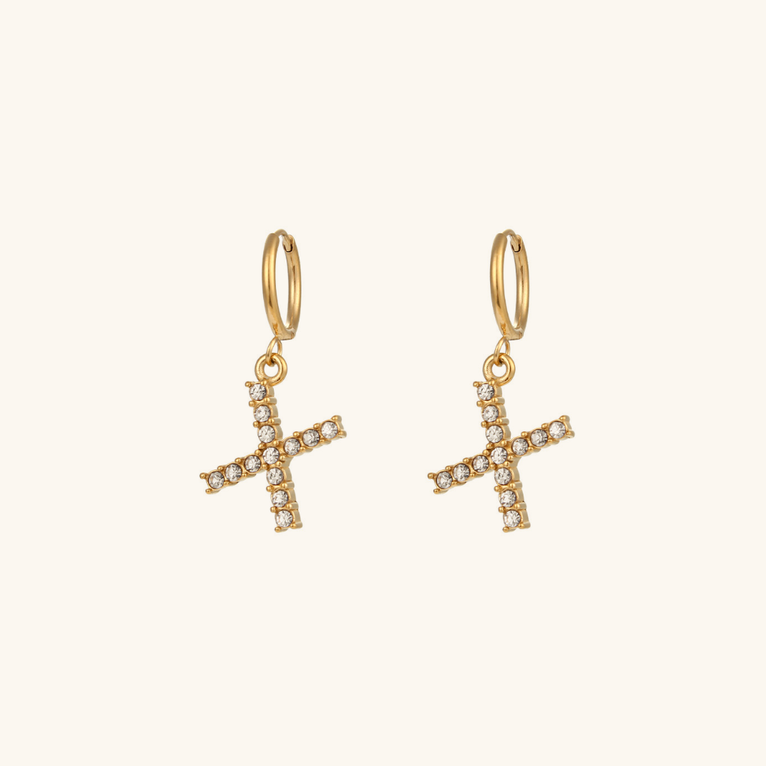 Aimee Initial Oorbellen