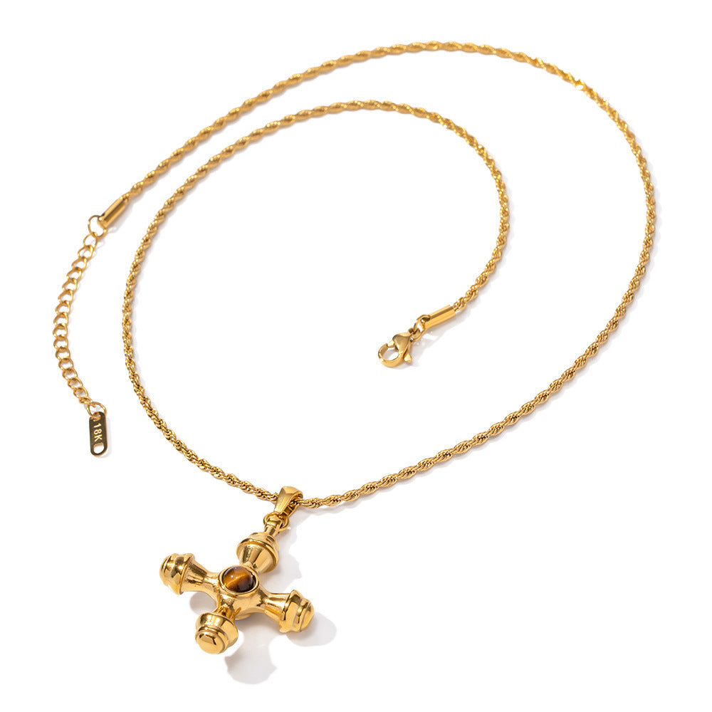 Aurelius Gouden Kruis Ketting