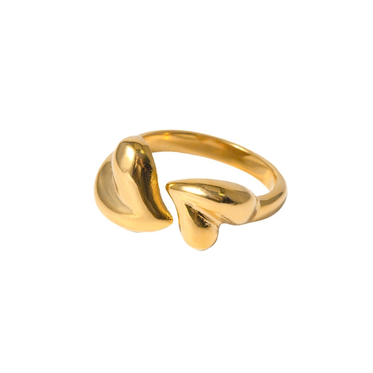 Aurelia - Vergulde Hart Ring
