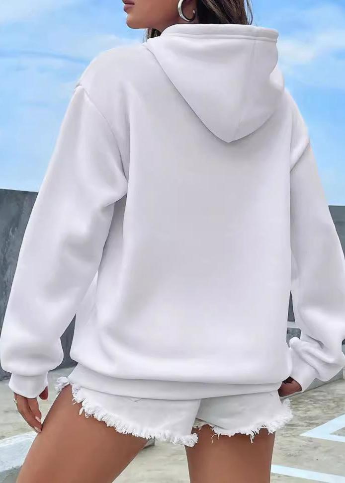 Gezellige fleece-gevoerde hoodie