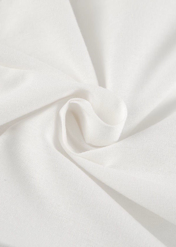 Conjunto Isla de mezcla de lino – Top sin mangas y falda larga con abertura frontal