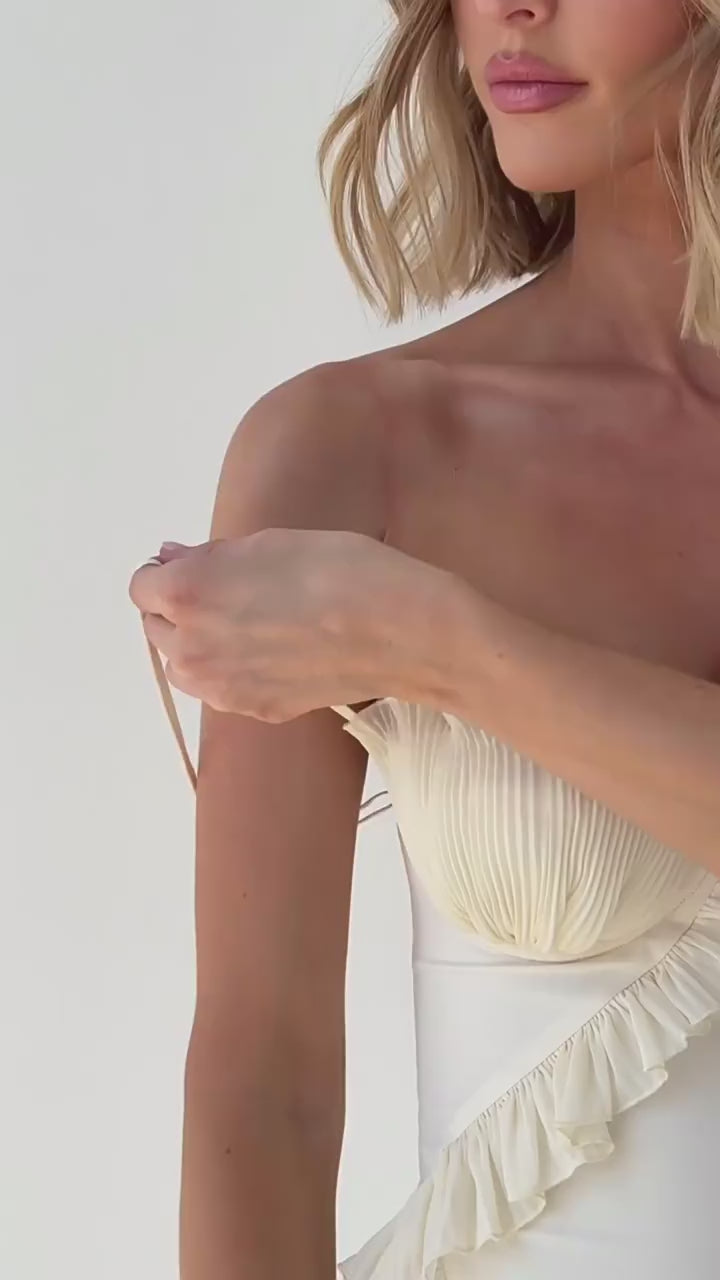 Seraphina - Ruffled Corset Gown