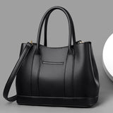 Classic-Elegance Structured Tote - VibeSoothe