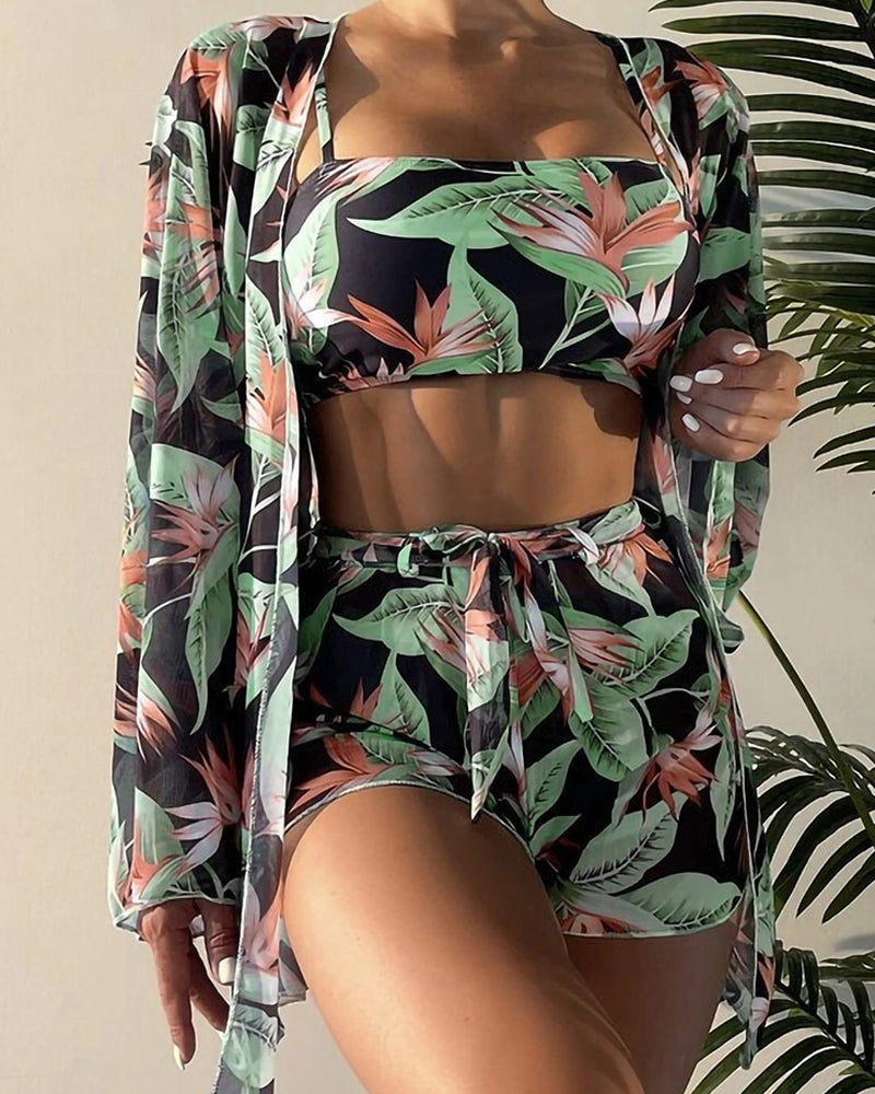 Tropical-Delight Bikini Set