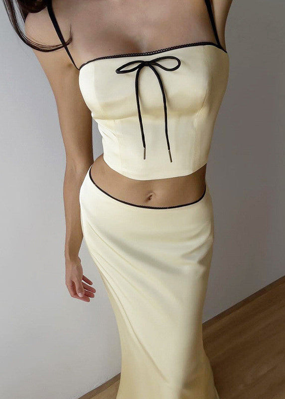 Soleia Satin Maxi Skirt Set
