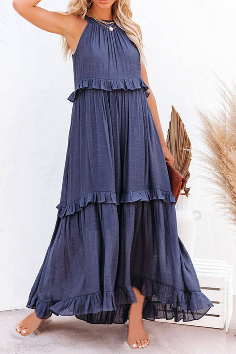 Sienna - Ruffle Maxi Dress