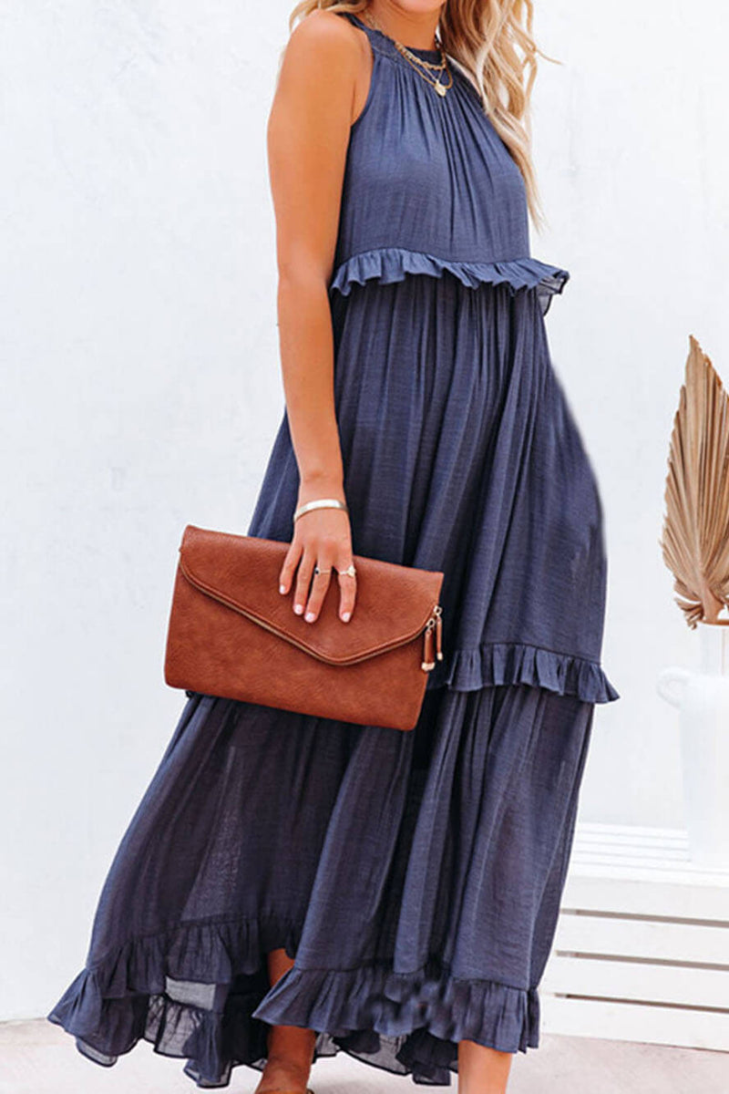 Sienna - Ruffle Maxi Dress