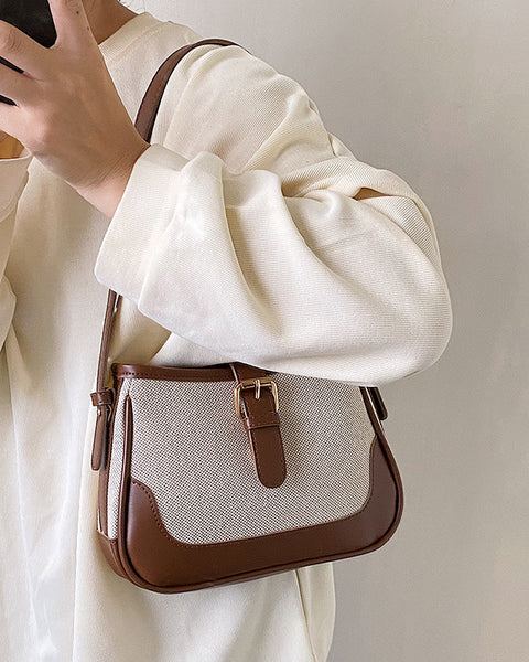 Vintage-Chic Shoulder Bag