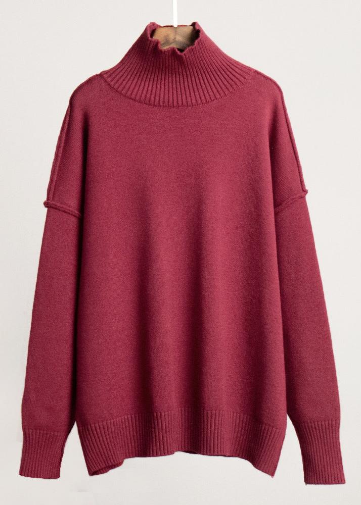 Modern Cozy Turtleneck Sweater - Timeless Comfort and Chic Design