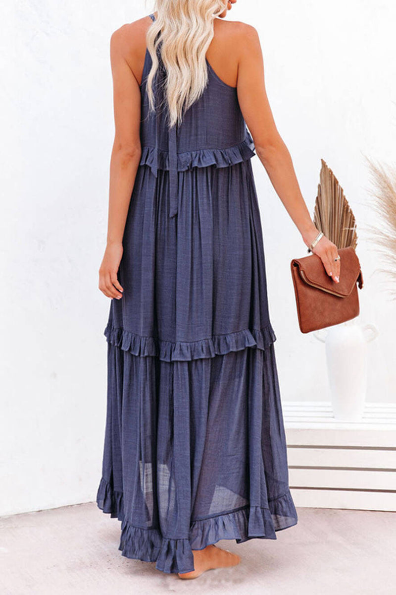 Sienna - Ruffle Maxi Dress