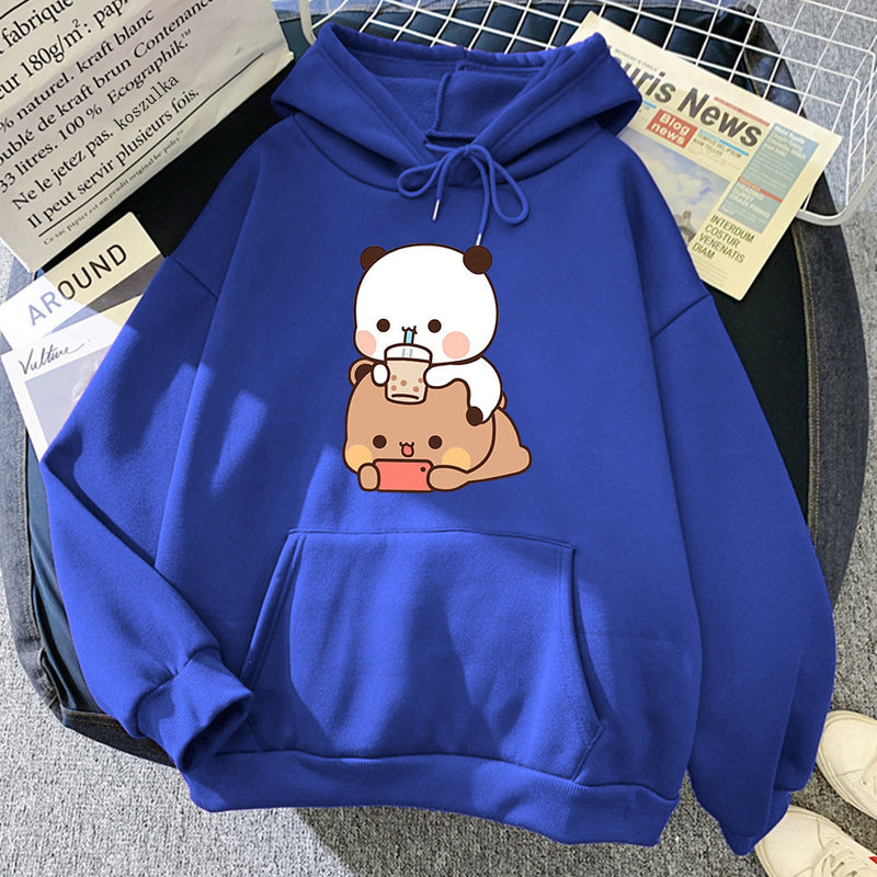 Bubu And Dudu Hoodies For Women Aesthetic Graphic Fun Kawaii - VibeSoothe