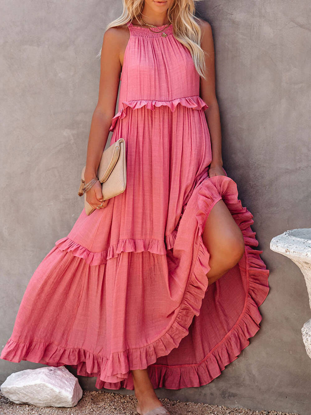 Sienna - Ruffle Maxi Dress