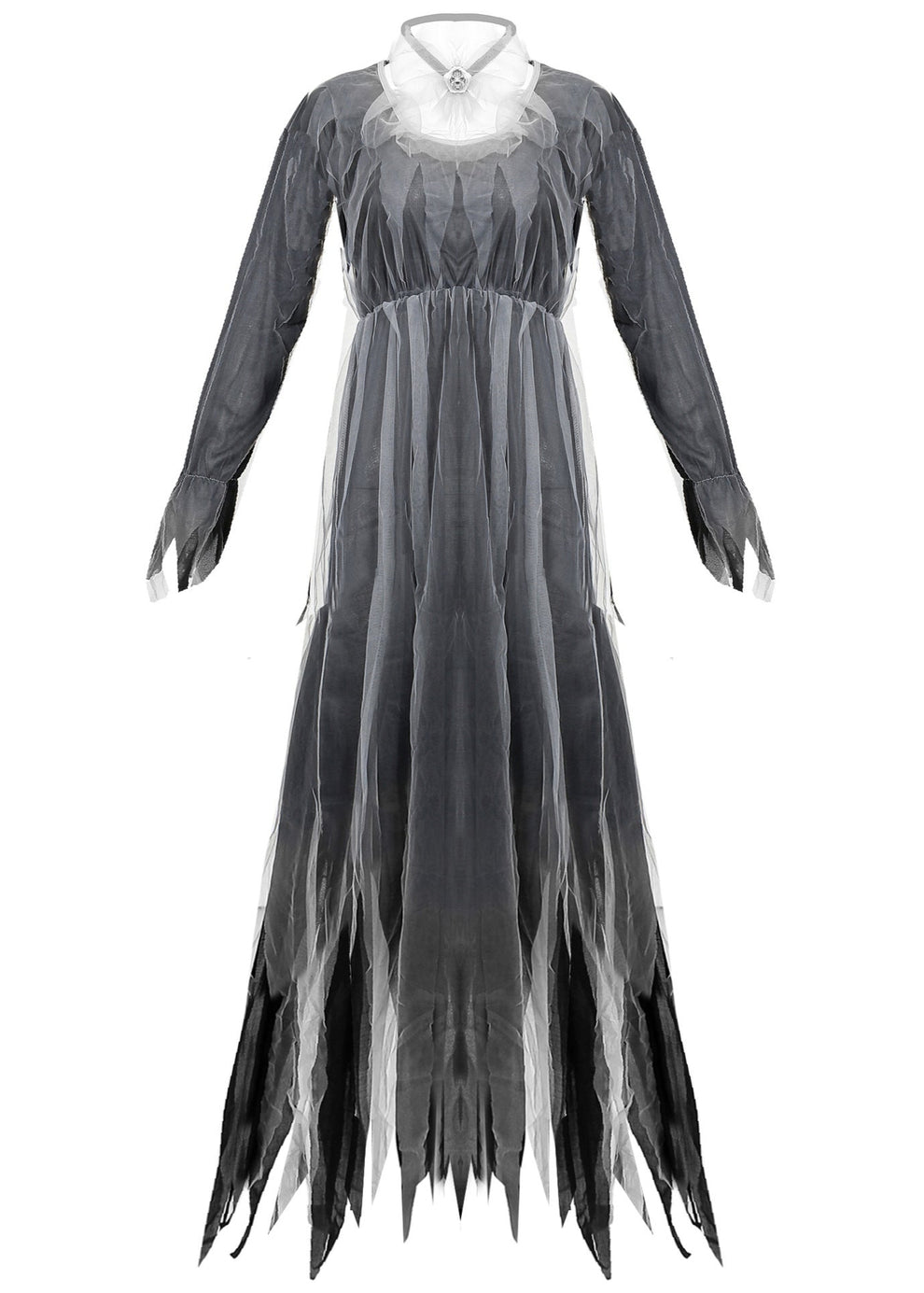 Sposa Fantasma - Costume di Halloween da Abito da Sposa Infestato per Donna