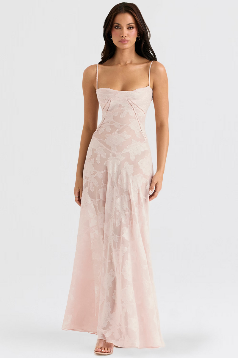 Evelyn-Fleur Lace Maxi Dress