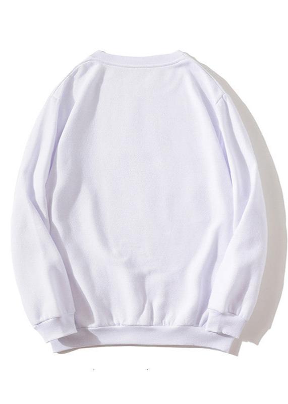 Letter Sweater Mid-Length Women's Round Neck Pullover Loose Thin Section - VibeSoothe