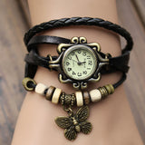 Cowhide winding bracelet watch - VibeSoothe