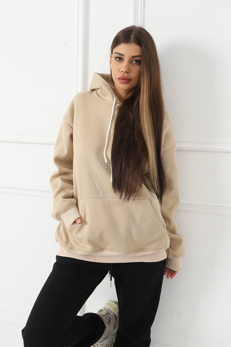 Statement Print Hoodie - Oversized Comfort with Bold Back Design